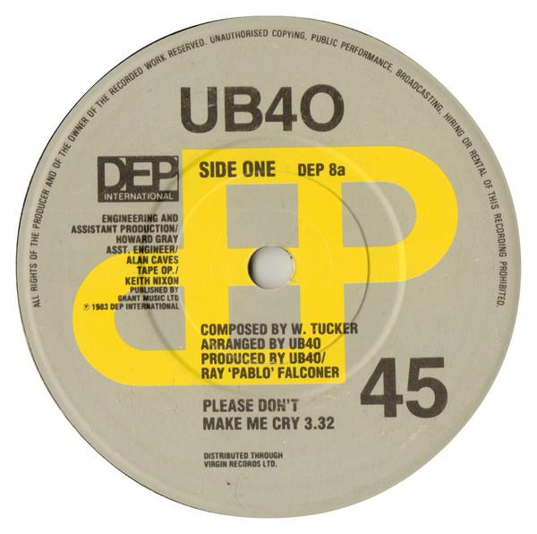 UB40 - Please Don't Make Me Cry