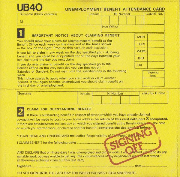 UB40 - Signing Off