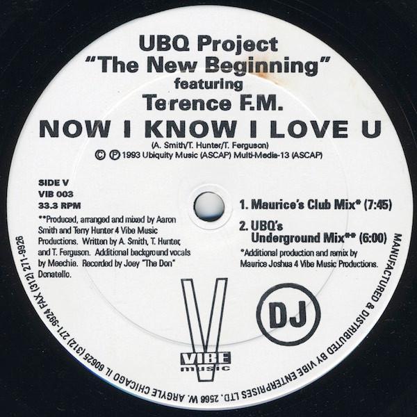 UBQ Project, Terence FM - Now I Know I Love U