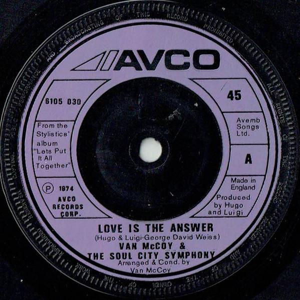 Van McCoy & The Soul City Symphony - Love Is The Answer