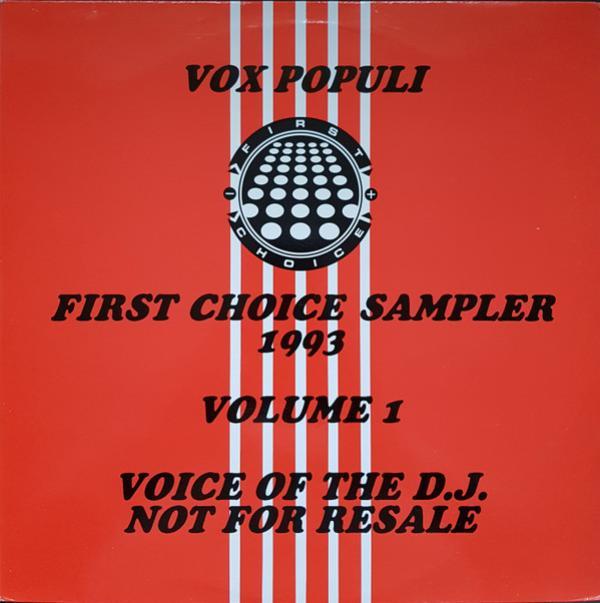  - Vox Populi: First Choice Sampler 1993 Volume 1