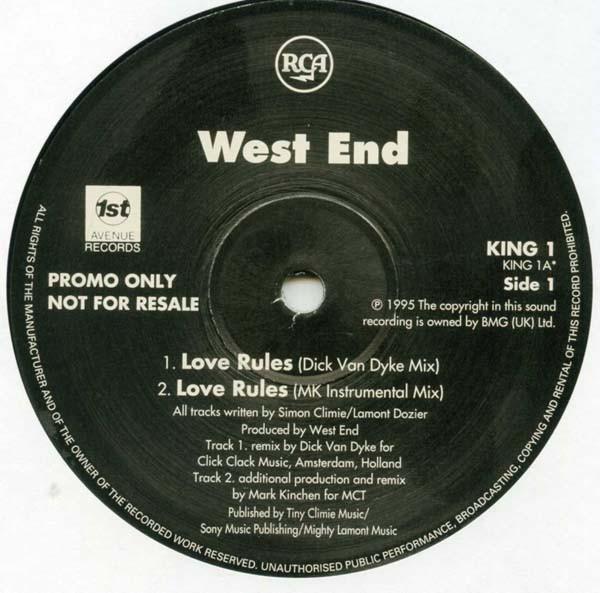West End - Love Rules