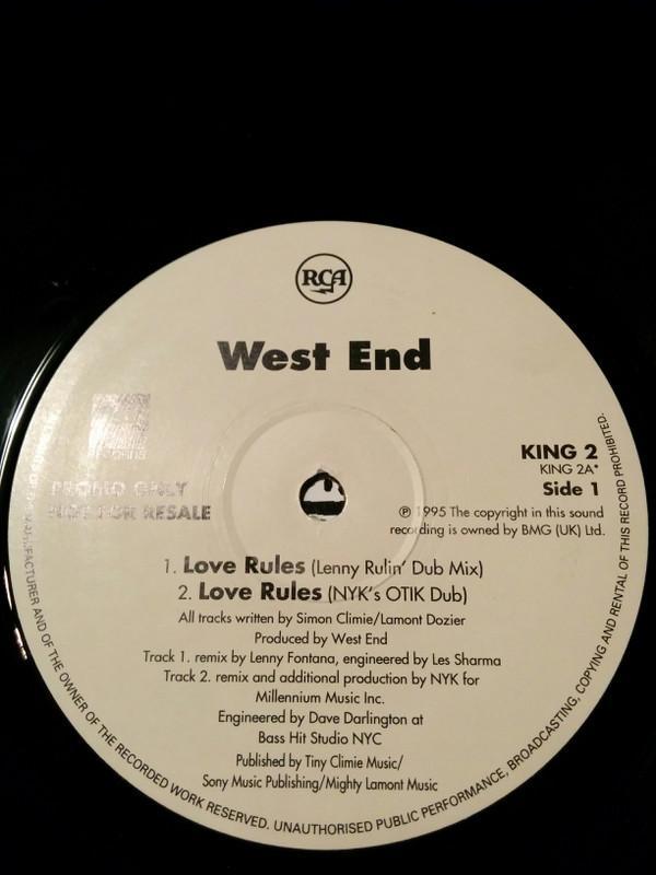 West End - Love Rules