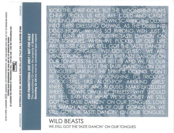 Wild Beasts - We Still Got The Taste Dancin' On Our Tongues