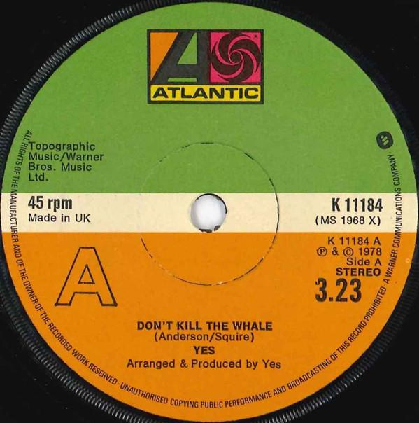 Yes - Don't Kill The Whale